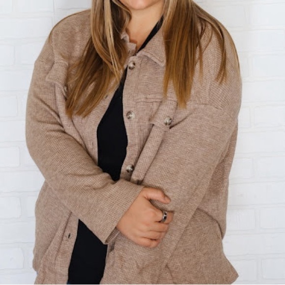 Cozy Co. by Cozy Casual Knit Shacket New - Picture 1 of 7